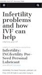 Mobile Screenshot of infertility.ivfsuccess.org